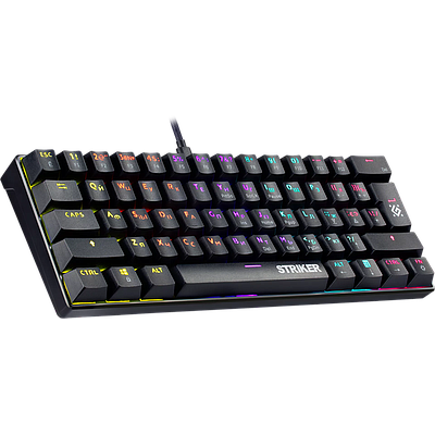 Gaming Keyboard Defender Striker GK-380L - Black