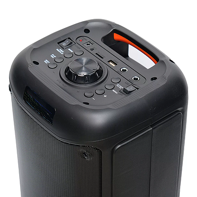 ADS Multimedia Bluetooth 2X 6 Inch Speaker with Fire Flame LED Light (TFY206B) - Black