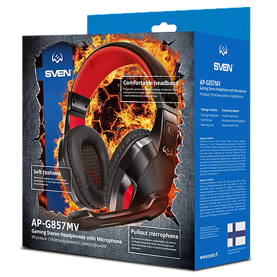 Gaming Headset Sven (AP-G857MV) - Black