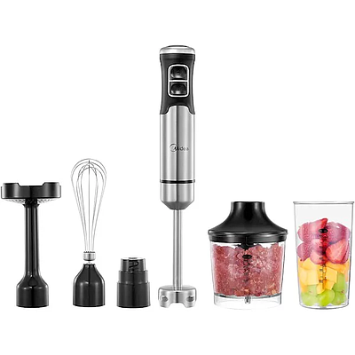 Hand Blender Midea MJ-BH1001W Black / Silver