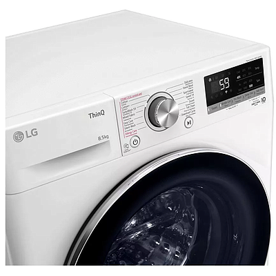 Washing Machine LG F-2V7GWL1W 8.5 Kg White