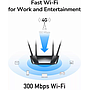 Cudy 4G N300 Wi-Fi Router LT400 - Black