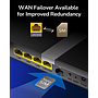 Cudy 4G AC1200 Wi-Fi Router LT500 - Black