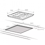 Built-In Hob Midea MG687TX Silver