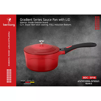 Bio Granite Pot Berllong BDC-SP18 (4065544154240) Red