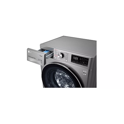 Washing Machine With Dryer LG F2V5GG2S.ASSPCOM Dark Silver