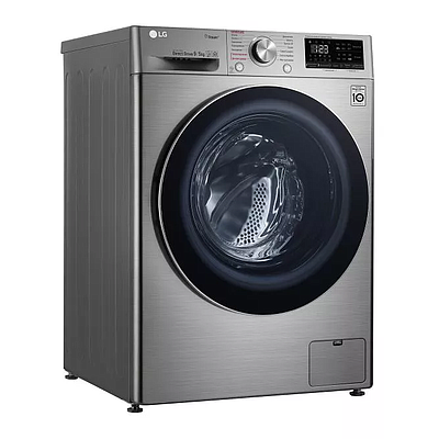 Washing Machine With Dryer LG F4V5VG2S,ASSPCOM Dark Silver