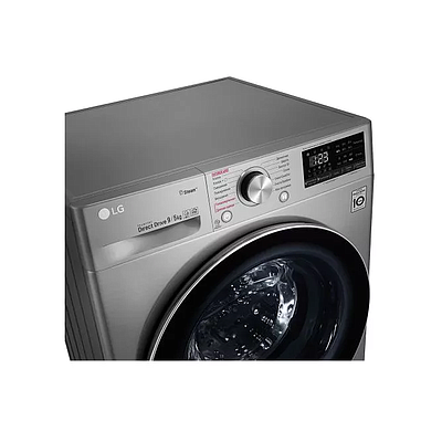Washing Machine With Dryer LG F4V5VG2S,ASSPCOM Dark Silver