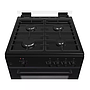 Gas Cooker Alneo AG6060 Black