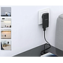 Wall Charger Choetech PD6011 67W Type-C And USB Type-A - Black