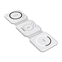 3 in 1 Foldable Magnetic Wireless Charger Choetech T588 15W - Gray