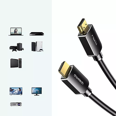 HDMI Cable Choetech XHH03 8K@60Hz 2m - Black