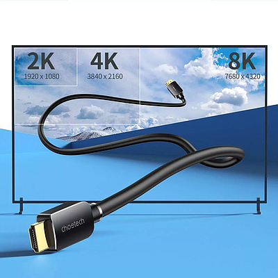 HDMI Cable Choetech XHH03 8K@60Hz 2m - Black