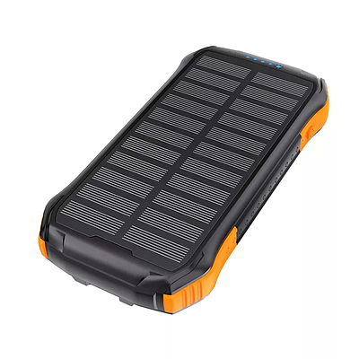 Powerbank Choetech B659 10000mAh Solar Power - Black + Orange