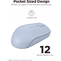 Mouse Lenovo 300 Wireless Compact (GY51L15679) - Frost Blue