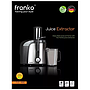 Juicer Franko FJC-1055 Black / Silver