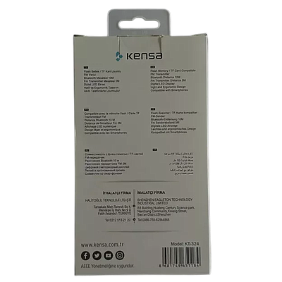 FM Transmitter Kensa (KT-324) PD - Black