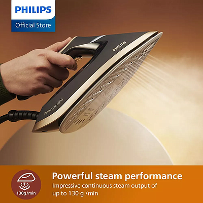 Iron Philips PSG6064/80 Black / Gold