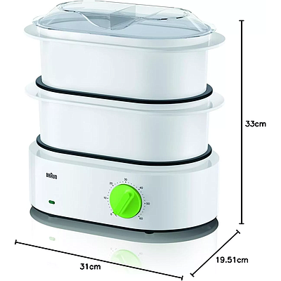 Food Steamer Braun FS3000WH FS White