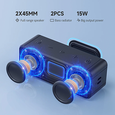 Portable Bluetooth Speaker MLOVE S203 - Black