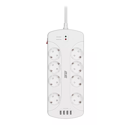 Power Strip 2E 5X 3m (2E-U05ESM3W) - White