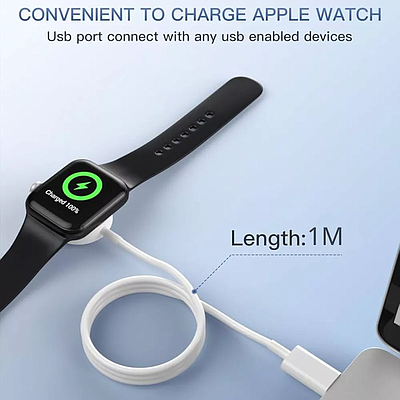 Wireless Charger Choetech T400 iWatch Magnetic - White