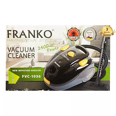 Vacuum Cleaner Franko FVC-1036 Black / Yellow