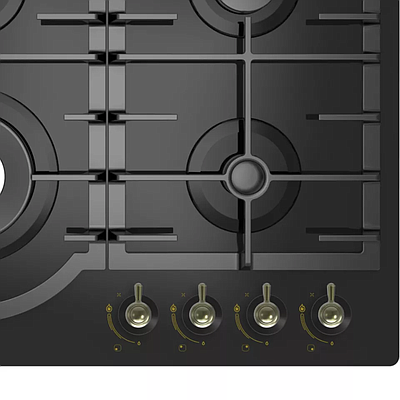 Built-In Hob Midea MG696TRGB-B Black