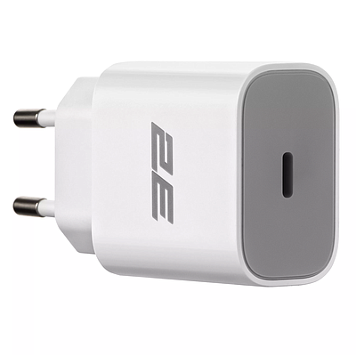 Wall Charger 2E 25W USB-C PD (2E-WC1USBC25W-W) - White
