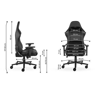 Gaming Chair 2E OGAMA II RGB (2E-GC-OGA-BKRGB) - Black