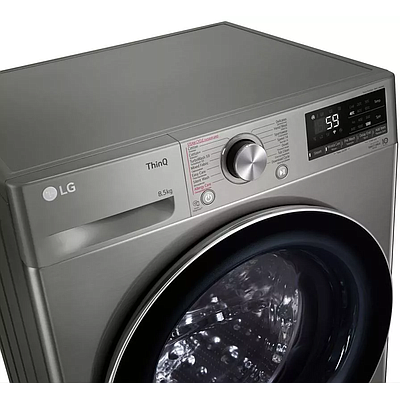 Washing Machine LG F-2V7GWL2P 8.5 Kg Silver