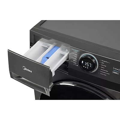 Washing Machine With Dryer Midea MF200D80WB/T 8/6 Kg Titanium Grey
