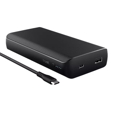 Laptop Powerbank Trust Laro 65W USB-C 20000mAh (23892) - Black