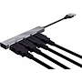 USB Hub Trust Halyx Aluminium 4-Port (23786) - Silver