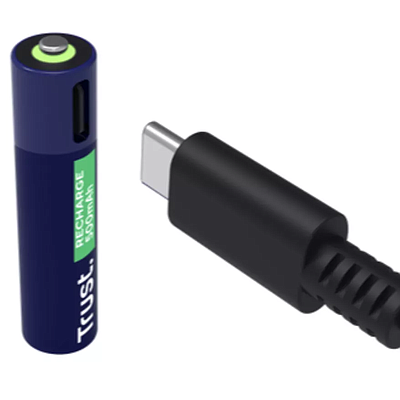 Rechargeable Battery Trust 500mAh AAA 4pcs (25671) - Blue