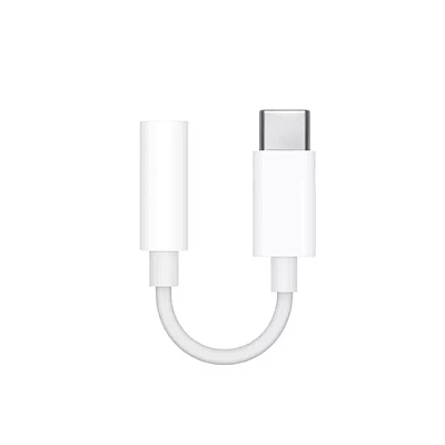 Headphone Jack Adapter Apple USB-C (MU7E2ZM/A) - White