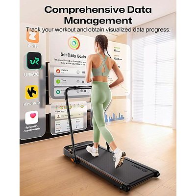UREVO Foldi Mini Treadmill - Black