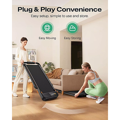 UREVO Foldi Mini Treadmill - Black