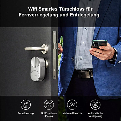 Lockin G30 DIY Smart Lock 3-in-1 - Silver