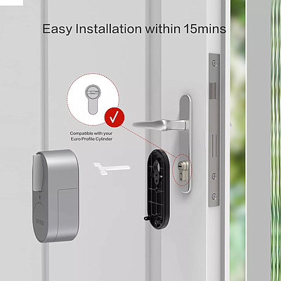 Lockin G30 DIY Smart Lock 3-in-1 - Silver