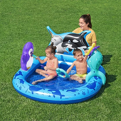 Inflatable Children's Pool Bestway 134x131x73 84L (2+) (53156)
