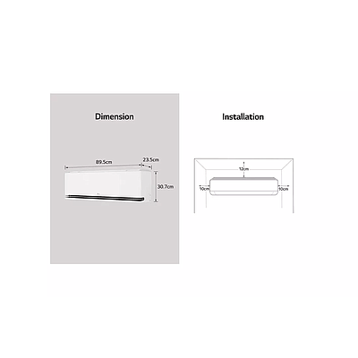 Air Conditioner LG - DA24CEH White