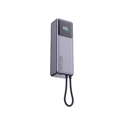 Xiaomi 165W Power Bank 10000mAh Integrated Cable (PB1165M) - Gray