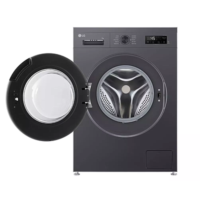 Washing Machine LG F-2Y1HYP6J.AMBPMER Black