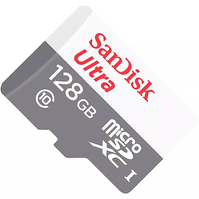 Ultra microSD card SanDisk 128GB (SDSQUNR-128G-GN6MN) - White + Gray