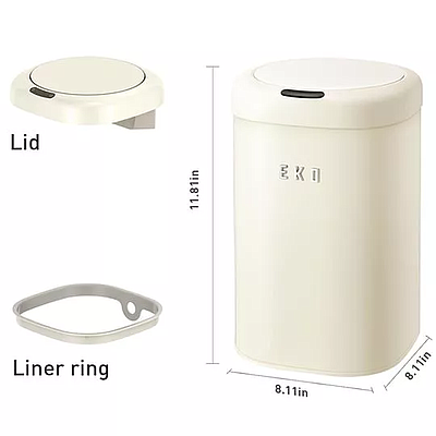 Garbage Bin Eko 9L (EK9184P-9L-VN) - Beige