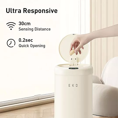 Garbage Bin Eko 9L (EK9184P-9L-VN) - Beige