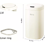 Garbage Bin Eko 12L (EK9184P-12L-VN) - Beige