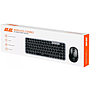 2 In 1 Wireless Keyboard 2E MK430 With Mouse - Grey + Black