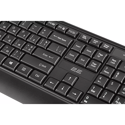2 In 1 Keyboard 2E MK404 With Mouse - Black